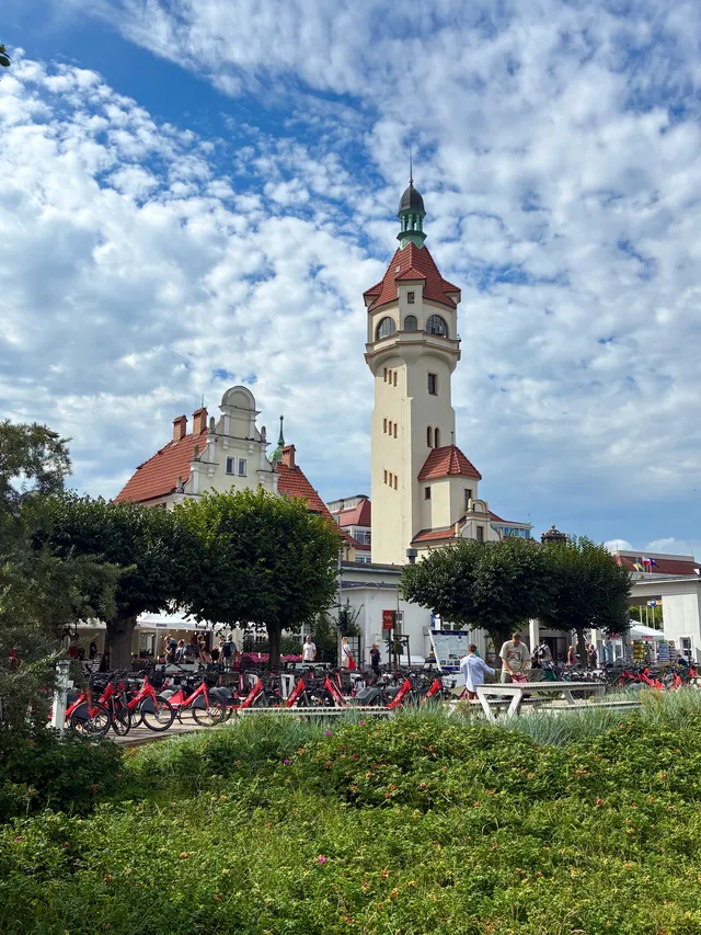 Sopot, lázeňské město u Baltského moře
