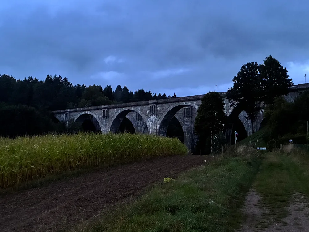 Dva železniční viadukty ve Stańczykách
